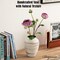 Uniquewise 8" Ceramic Rustic Vintage Decorative Vase Natural Pottery Jar for Fresh & Dried Flower Table Centerpiece Farmhouse Shelf Decor Living Room Accent Mantel Entryway Wedding & Housewarming Gift